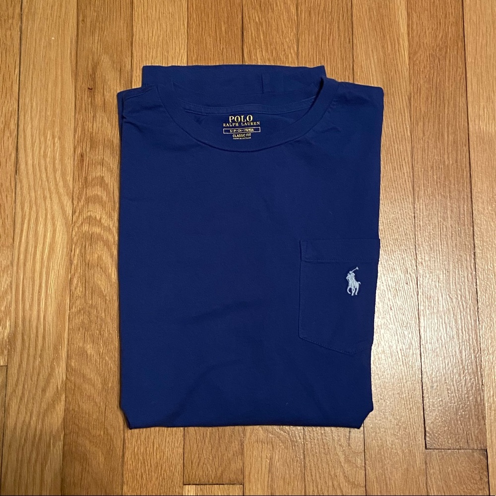Blue Polo tee